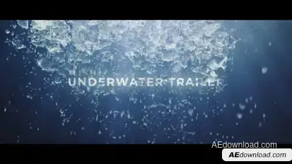 Deep Underwater | Ocean Trailer Titles template preview