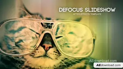 Defocus Slideshow Video Displays template preview