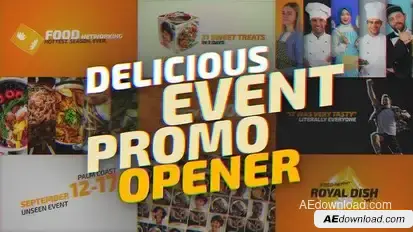 Delicious Event Promo Openers template preview