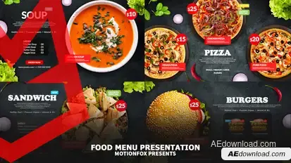 Delicious Food Menu Promo - Top View Product Promo template preview