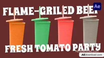 Delicious Intro Fast Food Openers template preview