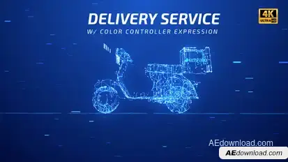 Delivery Service Openers template preview