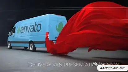 Delivery Van Presentation Openers template preview