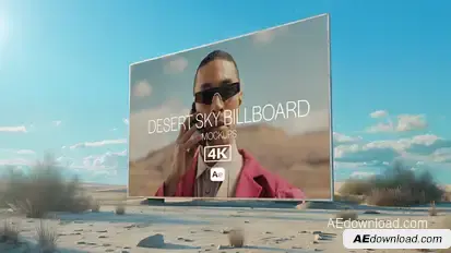 Desert Sky Billboard Mockups Product Promo template preview