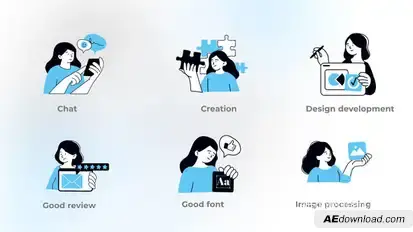 Design Development - Stonepictures Set of Mini Concepts Elements template preview