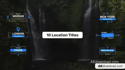 Design Location Titles Titles template preview