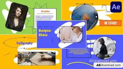 Designer Slides for After Effects Openers template preview
