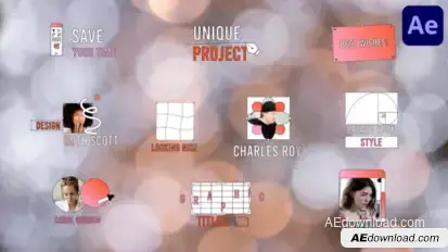 Designer Titles | After Effects Titles template preview