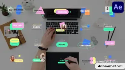 Designer Titles for After Effects Titles template preview