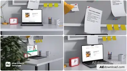 Desktop Laptop Mockup Product Promo template preview