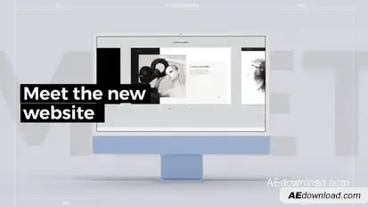 Desktop Website Presentation Product Promo template preview