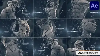 Videohive Destruction of Time Titles for After Effects Titles template preview