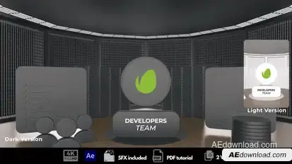 Developers Intro Logo Stings template preview