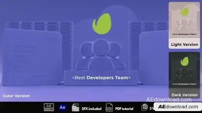 Developers Team Logo Stings template preview