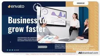 Developing Business - Promotion Slideshow Openers template preview