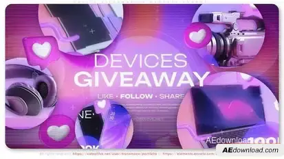 Device Giveaway On Gadgets Channel Openers template preview