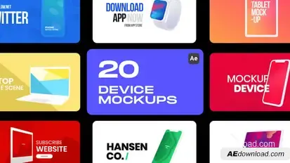 Device Mockups Product Promo template preview