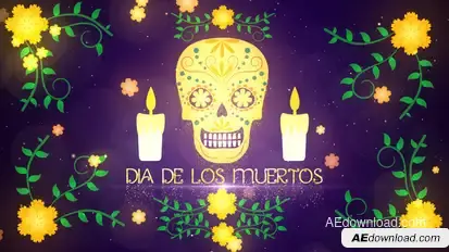 Dia De Los Muertos Opener Openers template preview