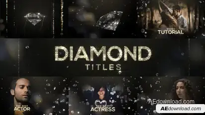 Diamond Titles Elements template preview