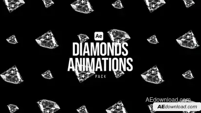 Diamonds Animations Pack Elements template preview