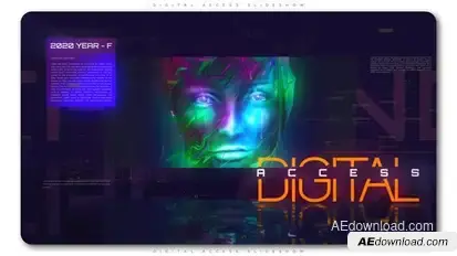 Digital Access Slideshow Openers template preview
