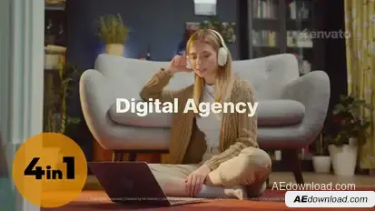 Digital Agency Promo Opener 4 in 1 Openers template preview