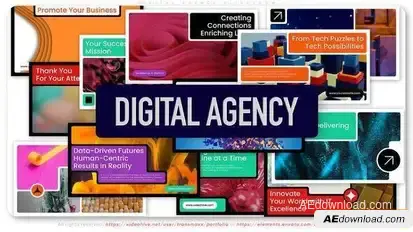 Digital Agency Slideshow Openers template preview