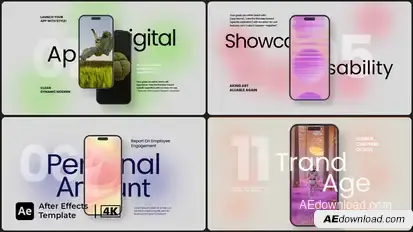 Digital App Presentation Product Promo template preview