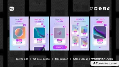 Digital Art Instagram Reels Product Promo template preview