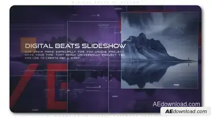 Digital Beats Slideshow Openers template preview