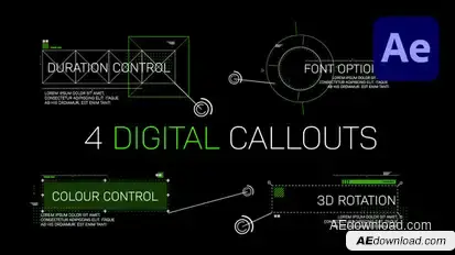 Digital Callouts Elements template preview