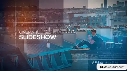 Digital Cinematic Slideshow Video Displays template preview