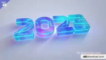 Digital Clean 3D Logo Reveal White 2023 Logo Stings template preview