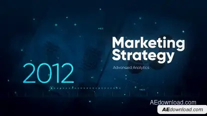 Digital Company Timeline Video Displays template preview