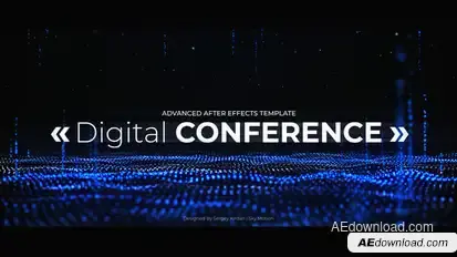 Digital Conference Titles Titles template preview