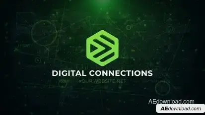 Digital Connections Logo Logo Stings template preview