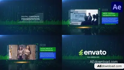 Digital Corporate Presentation for After Effects Elements template preview