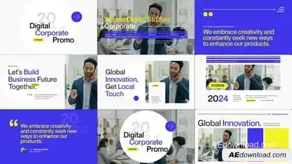 Digital Corporate Promo Openers template preview