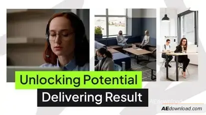 Digital Corporate Promo Video Displays template preview