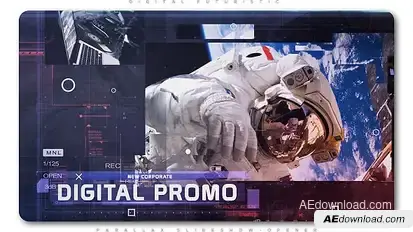 Digital Corporate Promo Video Displays template preview