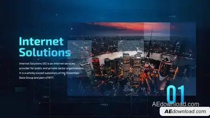Digital Corporate Slides Openers template preview