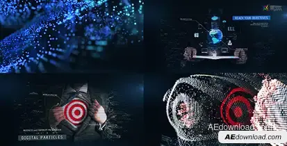 Digital Corporate Slideshow Video Displays template preview