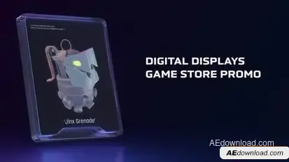 Videohive Digital Displays – Game Store and NFT Collection Promo Product Promo template preview