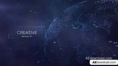 Digital Earth l Network Titles Titles template preview