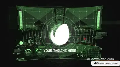 Digital Eye Logo Reveal Logo Stings template preview