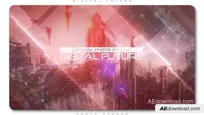 Digital Future Photo Opener Openers template preview