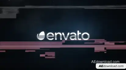 Digital Glitch Logo Logo Stings template preview