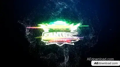 Digital Glitch Logo Logo Stings template preview