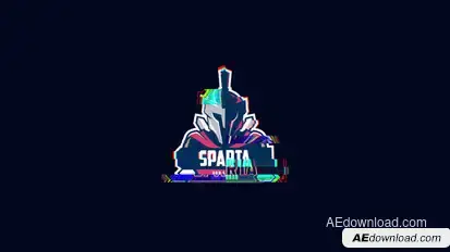 Digital Glitch Logo Logo Stings template preview