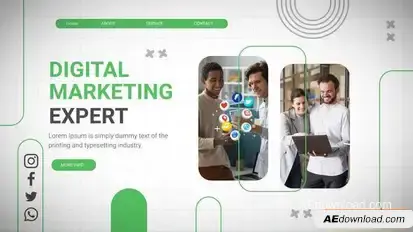 Videohive Digital Marketing Agency Promo 56783638 Openers template preview